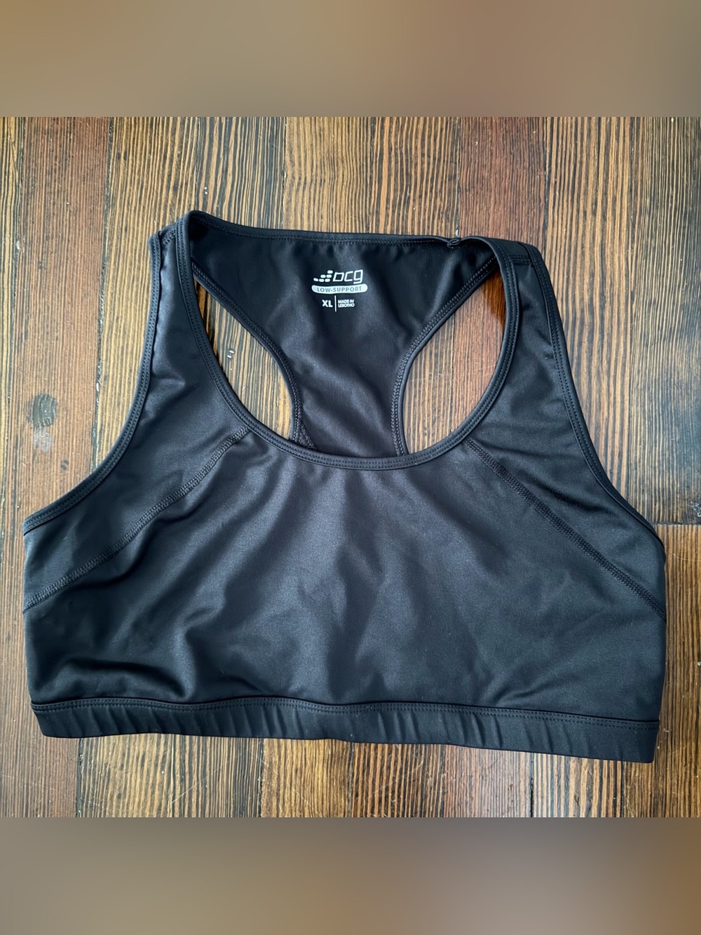 BCG Low Support Sports Bra with Keyhole Back